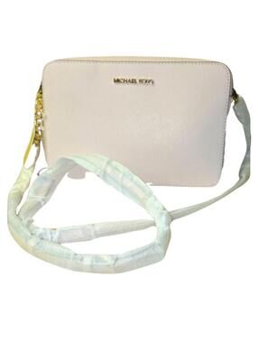 Michael Michael Kors Powder Blush Leather Crossbody Jet Set Bag Lg, NWT